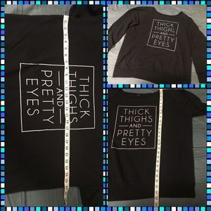 Oversized women’s sweatshirt